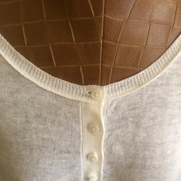 Scull Cashmere Tunic Button Down Sweater LARGE - Picture 6 of 16